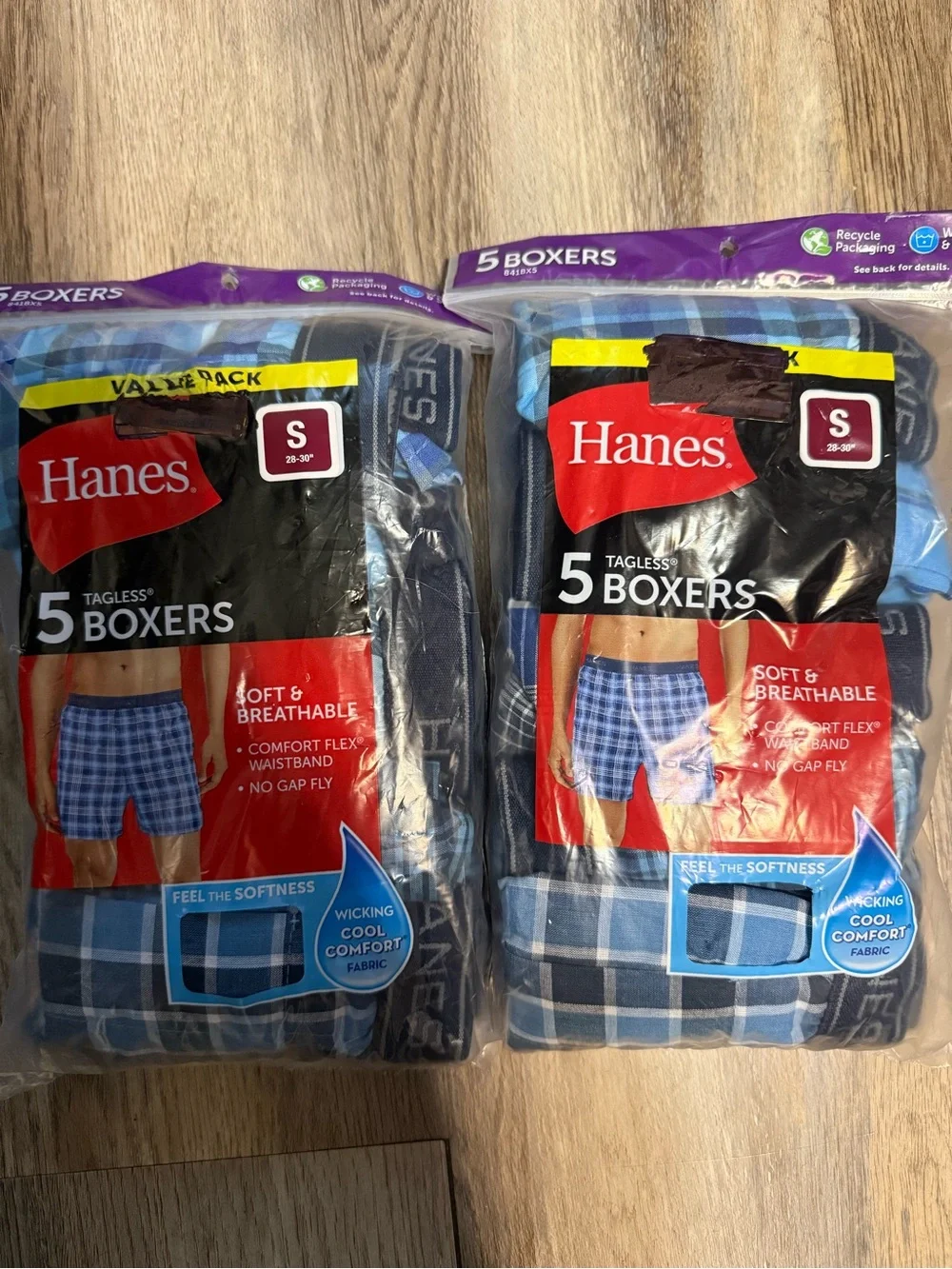 Hanes Men’s 10-Pack Tagless Boxers — Great Father’s Day Bundle. - Picture 3 of 3